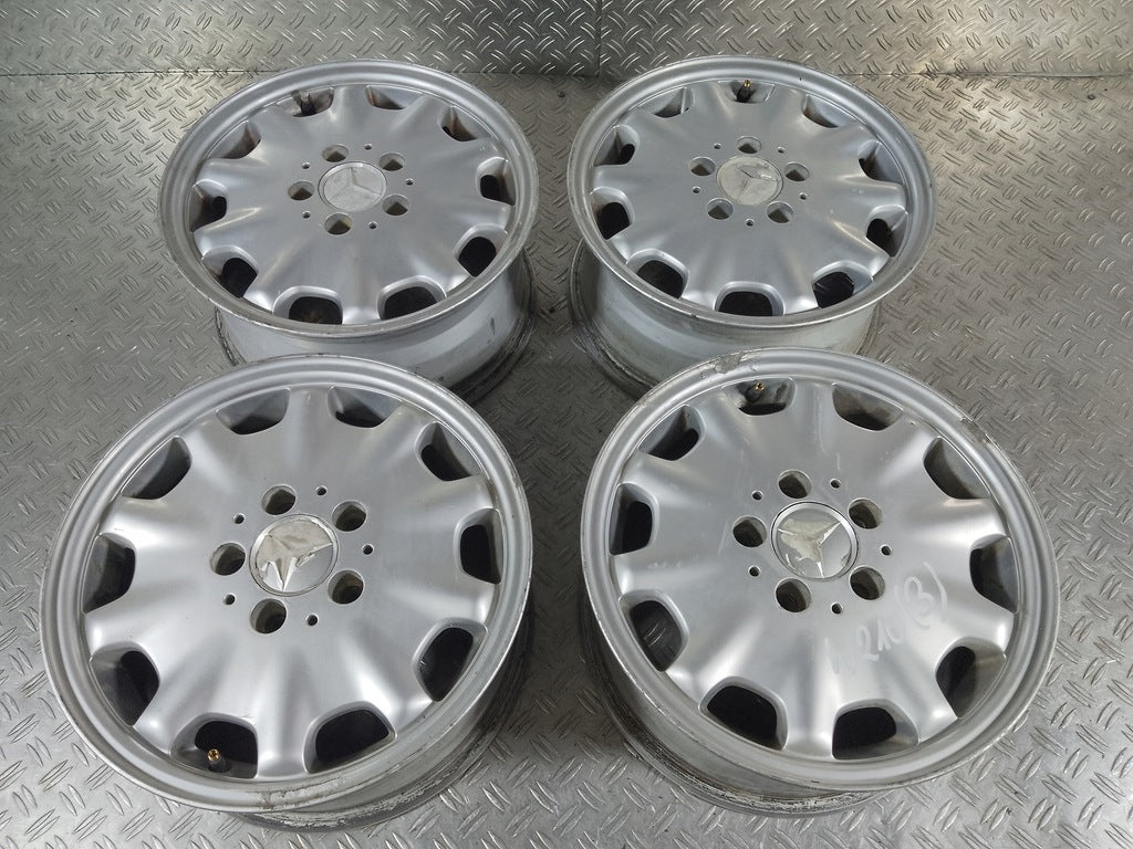 4x Alufelge 15 Zoll 7.0" 5x112 2104010102 Mercedes-Benz W210 Rim Wheel FEL3422012101bn