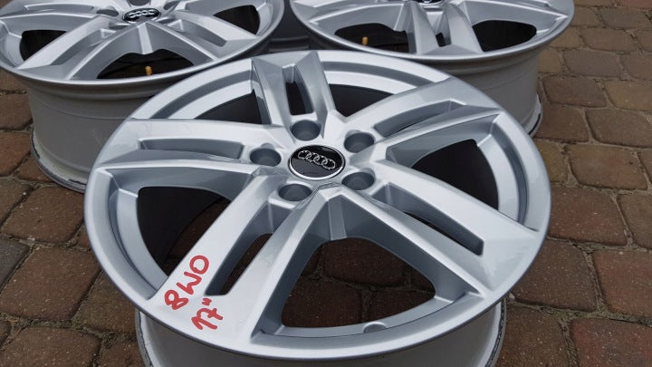 4x Alufelge 17 Zoll 8W0601025P Audi A4 Rim Wheel FEL6105680021nd