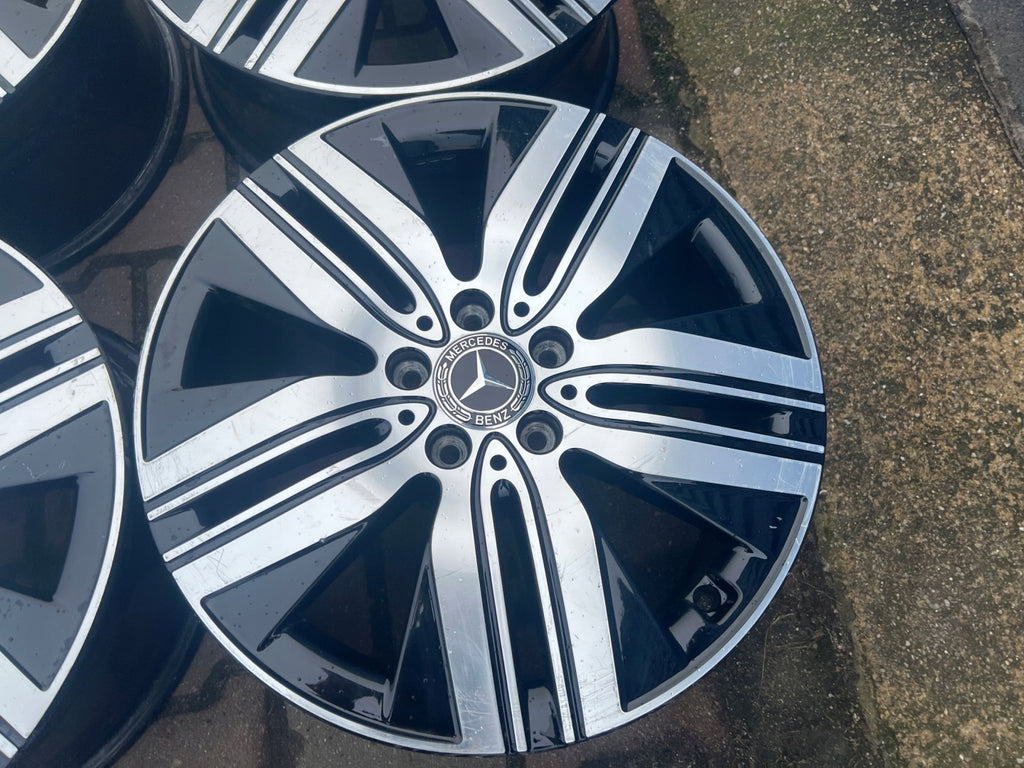 4x Alufelge 18 Zoll 7.5" 5x112 53 5ET A2434011400 Mercedes-Benz Eqa Rim Wheel FEL3010673714ov