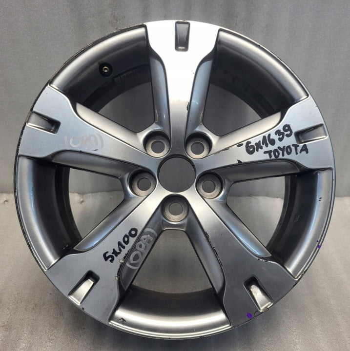 1x Alufelge 16 Zoll 6.0" 5x100 39ET PW4574700ZC Mg Avensis Rim Wheel FEL8313659845bt