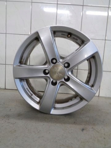 1x Alufelge 16 Zoll 6.5" 5x114.3 Glanz Silber WH24-65016 Mercedes-Benz W203