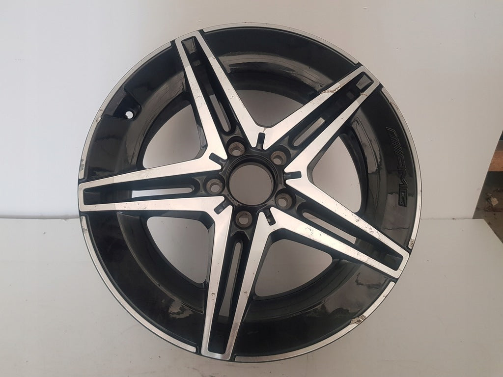1x Alufelge 19 Zoll 7.5" 5x112 53,5ET Schwarz A2434011700 Mercedes-Benz Eqa Eqb FEL5534443786gf