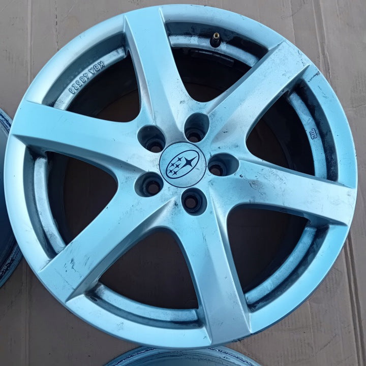 4x Alufelge 17 Zoll 7.5" 5x100 48ET Subaru Rim Wheel FEL3251953631mv