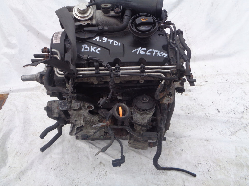 Motor Skoda VW BKC 1.9 TDI 105PS 77kW 166TKm Diesel Engine Komplett