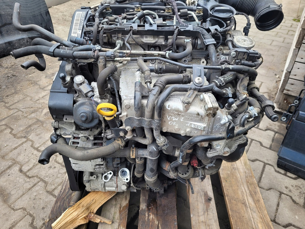 Motor VW Golf III VII Passat B8 CRK 1.6 TDI 120TKm Diesel Engine Komplett