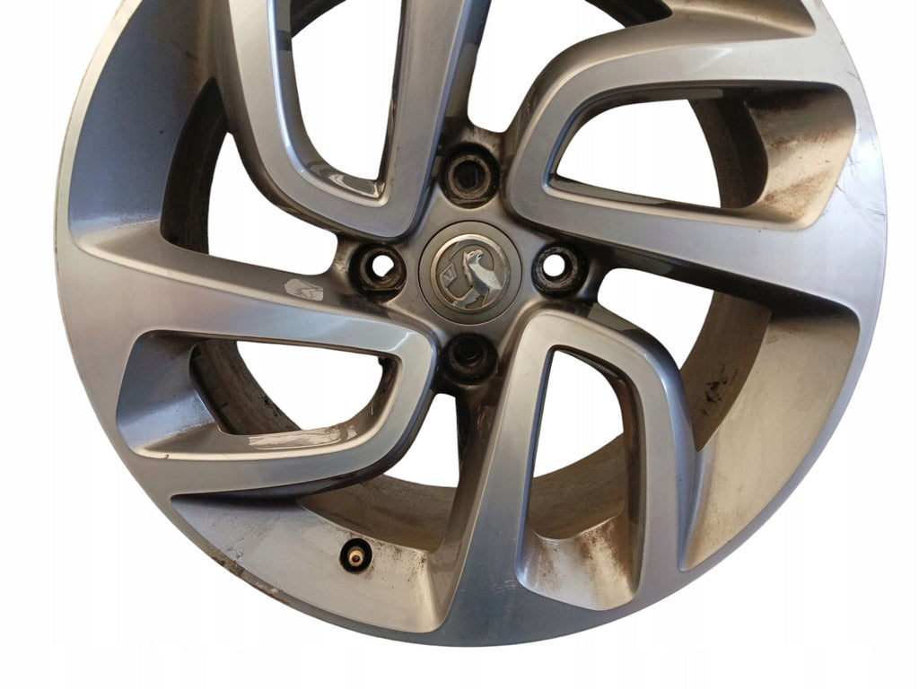 1x Alufelge 16 Zoll 6.5" 4x108 20ET Glanz Silber 39007897 Opel Crossland X FEL7153256604wd