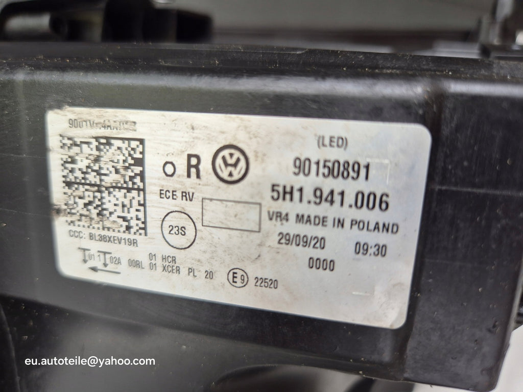 Frontscheinwerfer VW Golf VIII 5H1941005 5H1941006 LED Ein Satz Headlight SCH8418412342ps