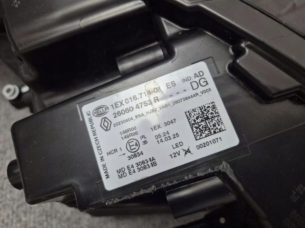Frontscheinwerfer Renault Captur II 260604753 Full LED Links Headlight SCH7141148035ac