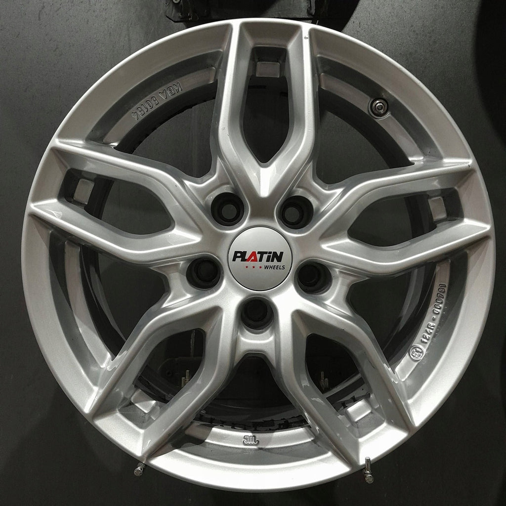 4x Alufelge 16 Zoll 6.5" 5x112 33ET Glanz Silber KBA50154 Audi Q3 Rim Wheel FEL5097724389ax