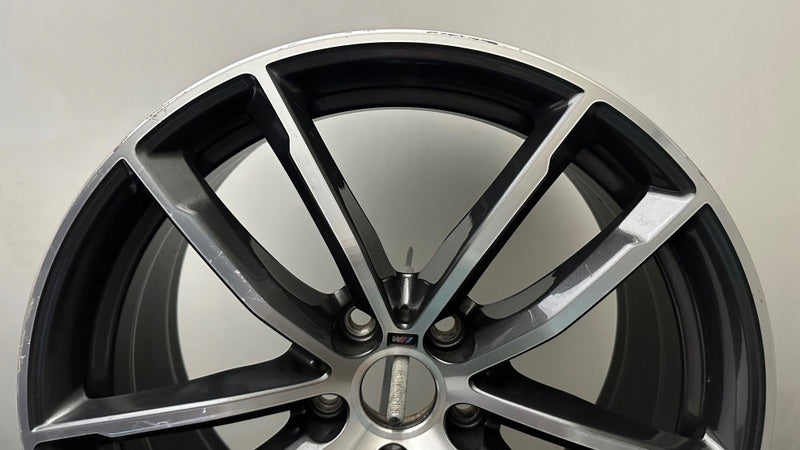 1x Alufelge 18 Zoll 8.0" 5x112 30ET Glanz Graphit 8093915 BMW 1 Mg Rim Wheel