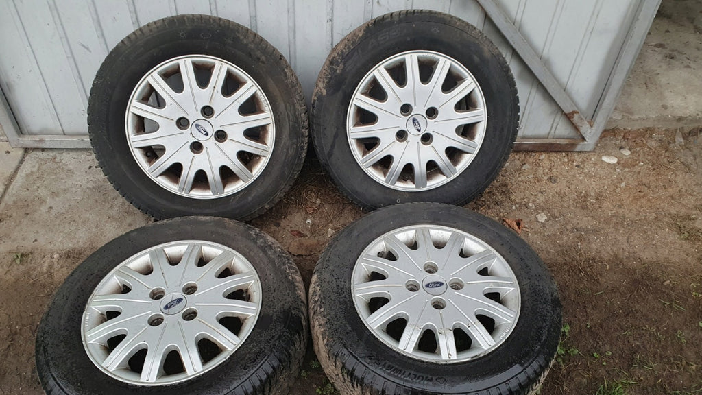 4x Alufelge 15 Zoll 6.0" 4x108 50ET Glanz Silber KBA44352 Ford Rim Wheel FEL1814740531gc