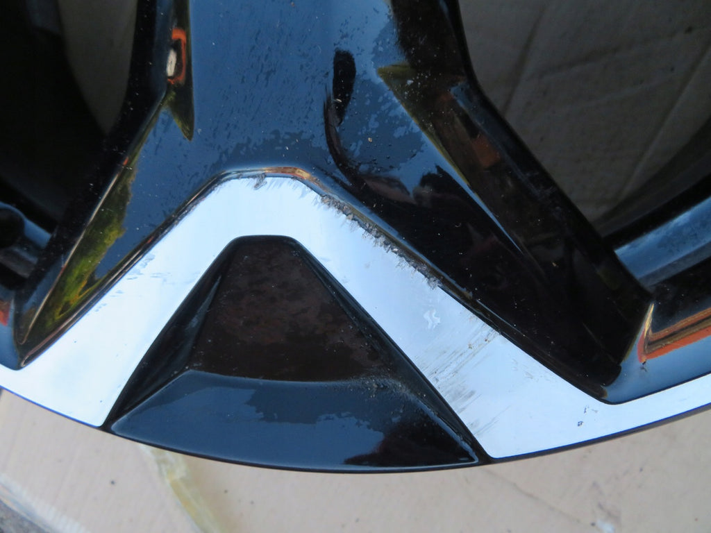 1x Alufelge 19 Zoll 7.0" 5x110 38ET Glanz Schwarz 9839910080 Opel Rim Wheel