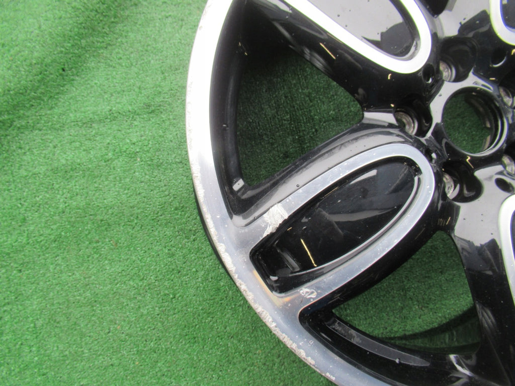 1x Alufelge 18 Zoll 7.0" 5x112 54ET Glanz Schwarz 6855115 Mini F57 F56 F55 FEL6291022334pv