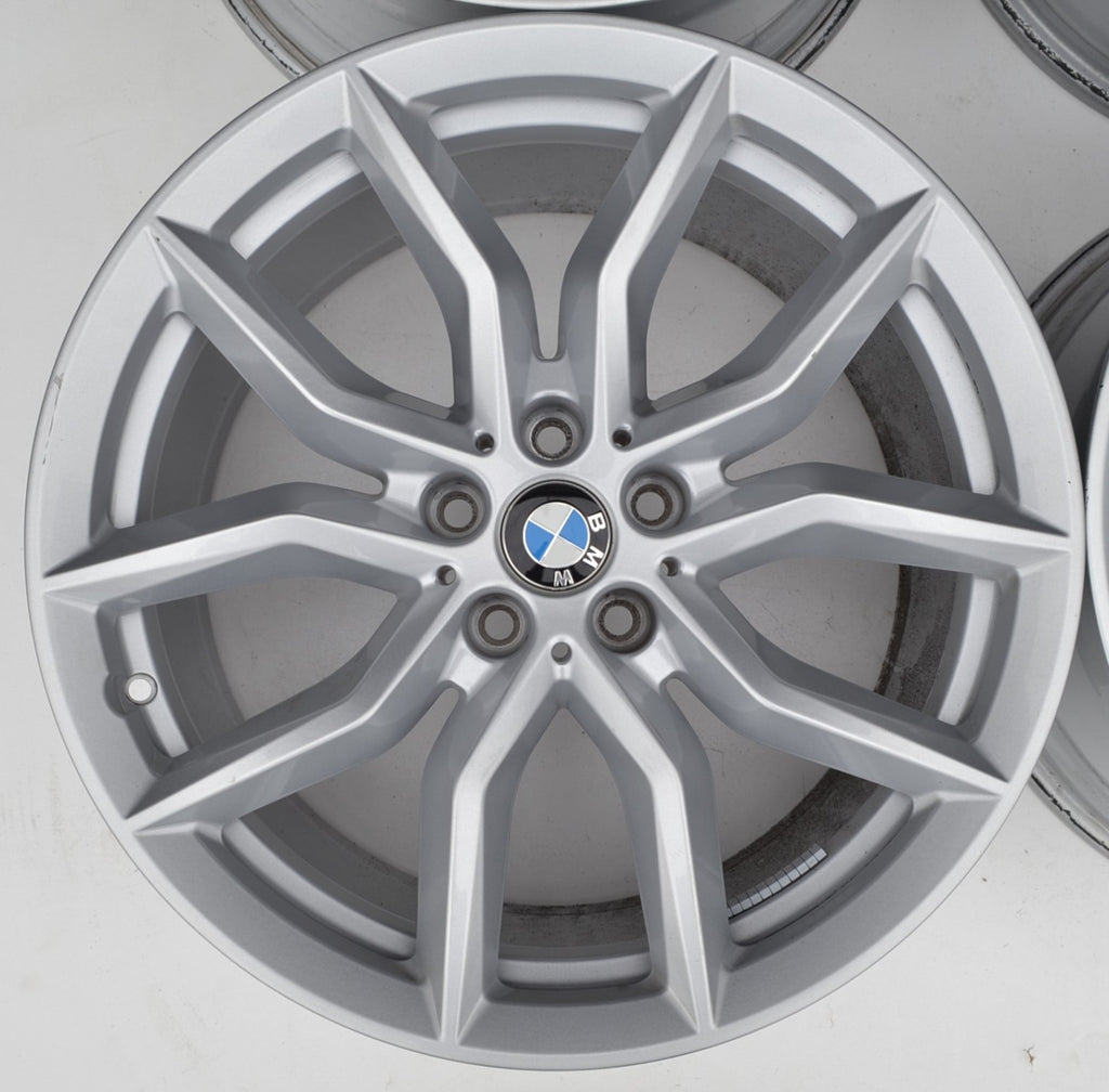 4x Alufelge 19 Zoll 9.0" 5x112 38ET Glanz Silber 6880685 BMW X5 G05 G06 FEL2008645860xv