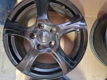 Laden Sie das Bild in den Galerie-Viewer, 4x Alufelge 16 Zoll 6.5" 5x114.3 48ET Glanz Schwarz Hyundai I I40 Rim Wheel FEL8622445372lj