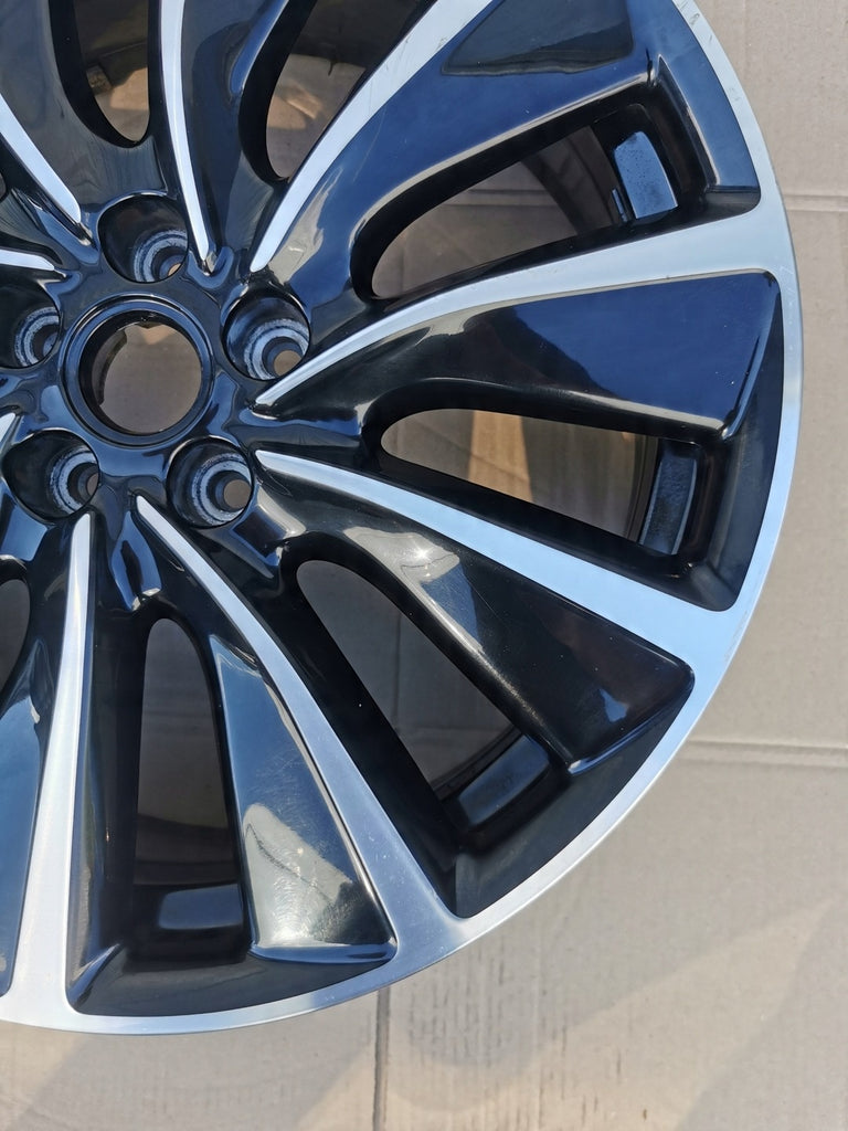 1x Alufelge 19 Zoll 7.0" 5x108 38ET Glanz Schwarz 174580 Opel Grandland X