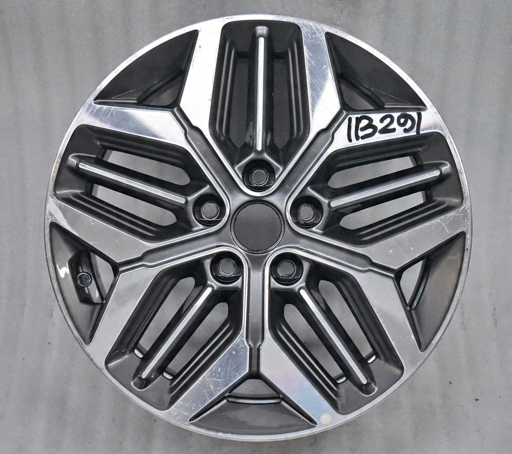 1x Alufelge 17 Zoll 7.0" 5x114.3 50ET Glanz Graphit 52910-A8610 Kia Optima Mg