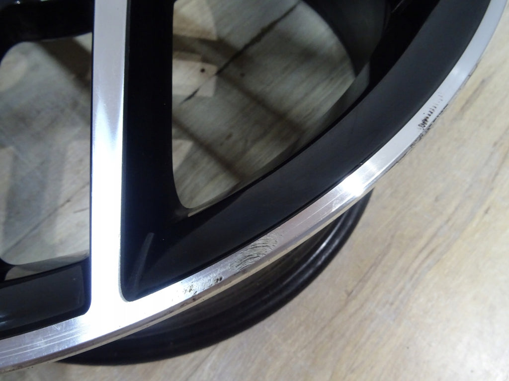 1x Alufelge 18 Zoll 7.5" 5x112 51ET Glanz Schwarz 5F0601025AB Seat Leon FEL6428030481rl