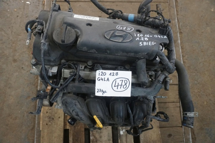 Motor Hyundai I20 II G4LA 1.2 45TKm 2016 Benzin Engine Unkomplett MOT2496703657gc