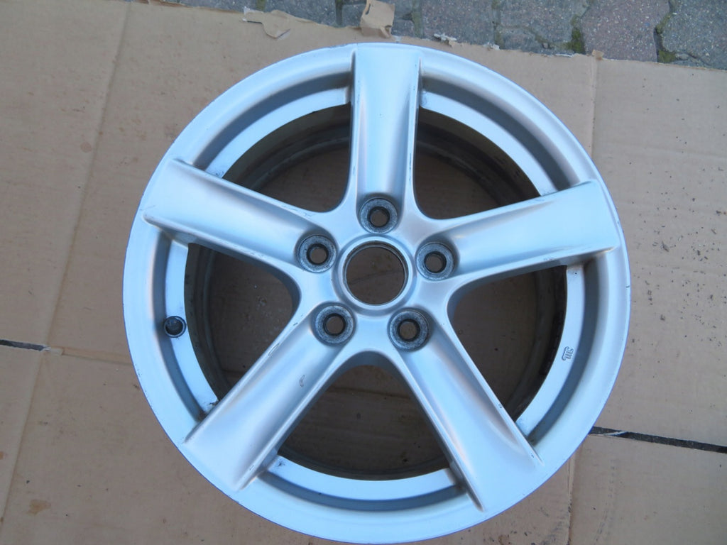 1x Alufelge 16 Zoll 6.5" 5x114.3 55ET Glanz Mazda Rim Wheel FEL6209560675ot