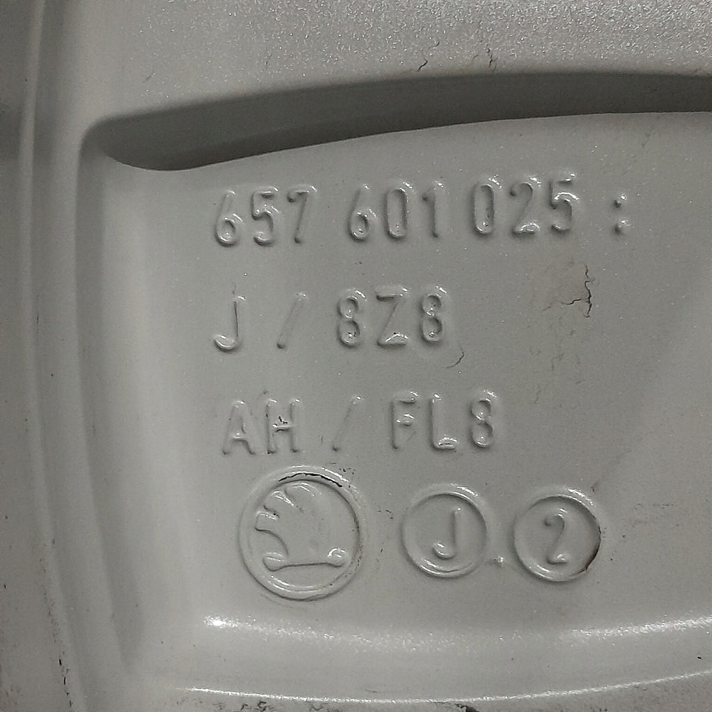 1x Alufelge 16 Zoll 6.0" 5x112 35ET Glanz 657601025J Skoda Rim Wheel FEL1891859064gh