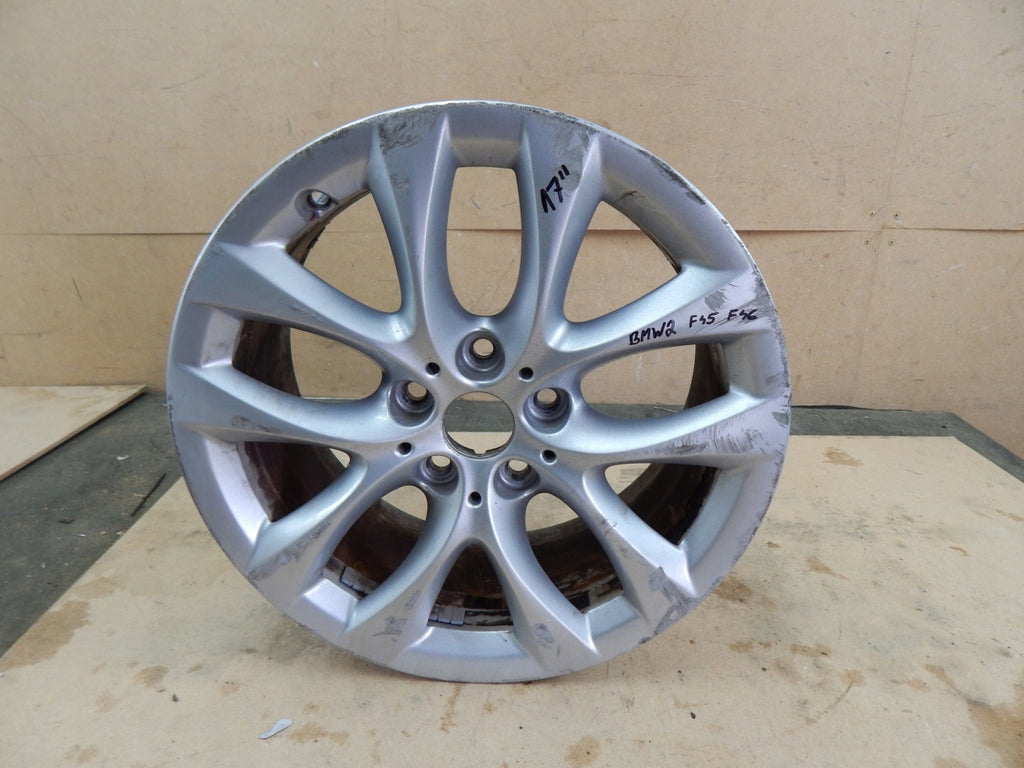 1x Alufelge 17 Zoll 7.5" 5x112 54ET Glanz Silber 6855088 BMW 2 F45 F46 Rim Wheel FEL4889287435zt
