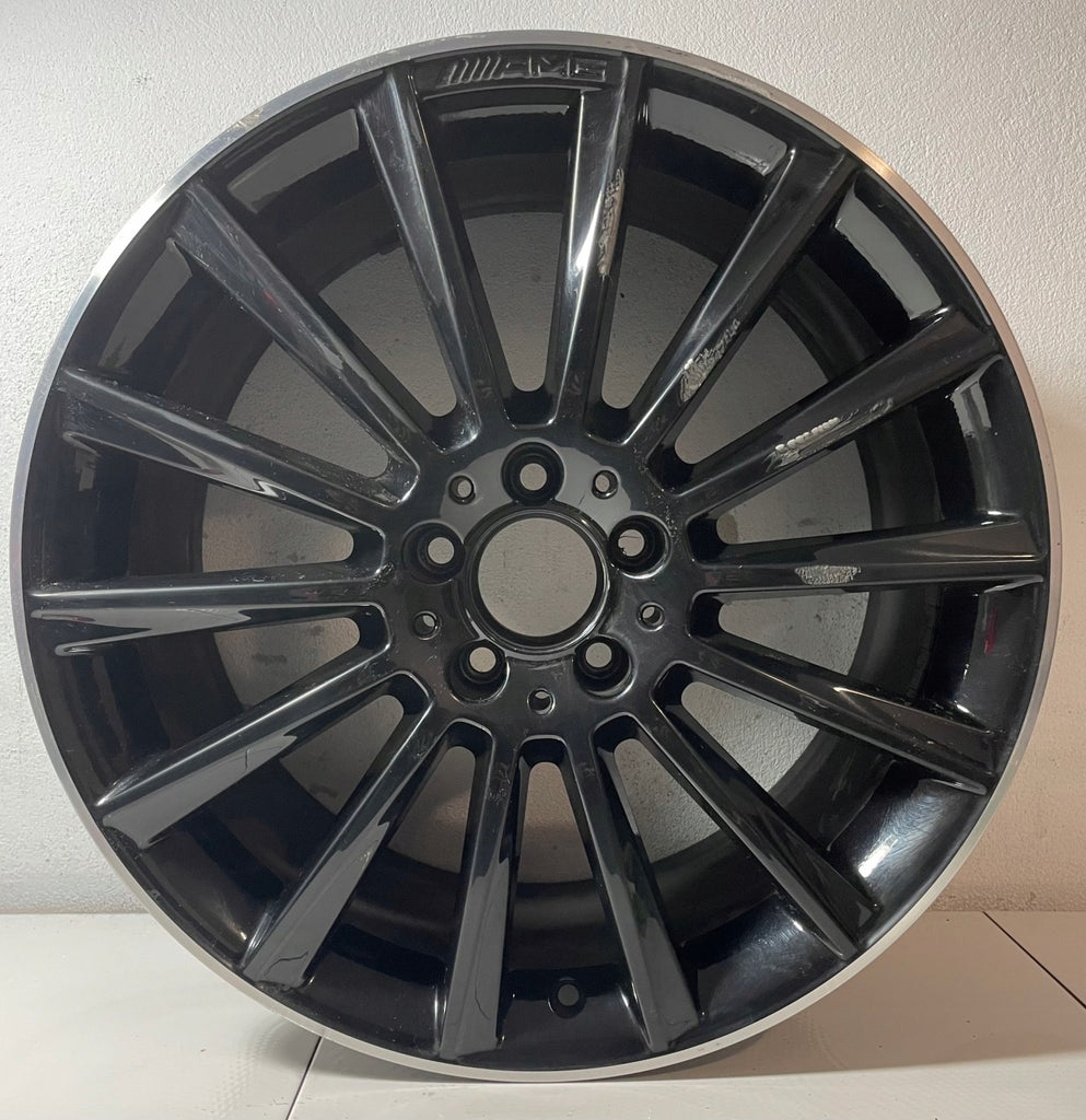1x Alufelge 19 Zoll 8.5" 5x112 52ET Glanz Schwarz A2054011400 Mercedes-Benz W205 FEL2261082799ze