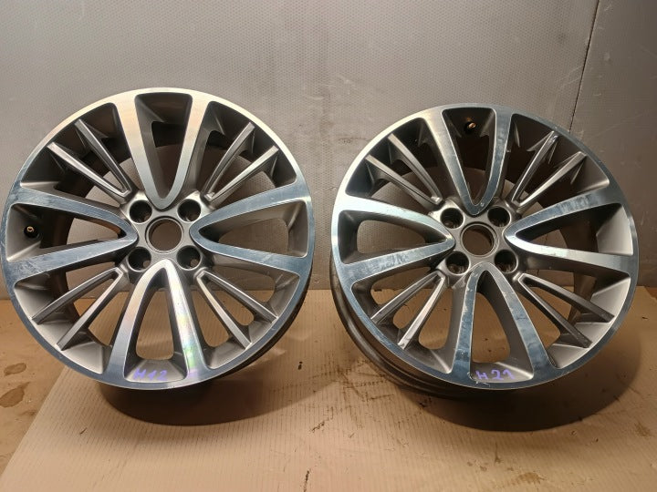 1x Alufelge 17 Zoll 6.5" 4x108 20ET Glanz Grau 672044871 Mg Crossland Rim Wheel FEL2897143985nj