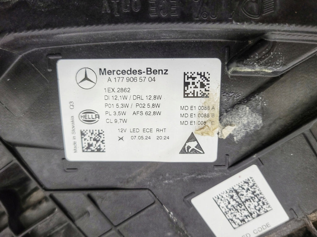 Frontscheinwerfer Mercedes-Benz W177 A1779065704 LED Links Headlight SCH4606482724nc