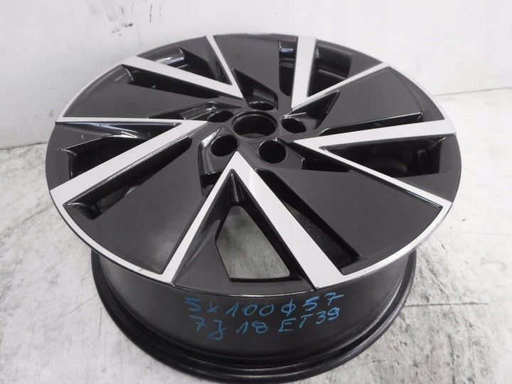 1x Alufelge 18 Zoll 7.0" 5x100 39ET 658601025J Skoda Scala Kamiq Rim Wheel FEL5791910111lv