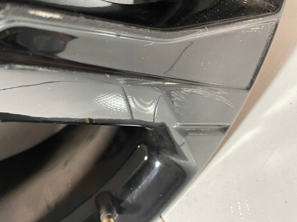 1x Alufelge 17 Zoll 6.5" 4x100 50ET Glanz Schwarz 40300-5FA5 Nissan Micra I K14 FEL6966353834fo