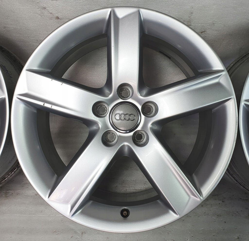 4x Alufelge 17 Zoll 7.0" 5x112 37ET Glanz Silber 8R0071497 Audi C7 B8 Rim Wheel FEL4298651443zl