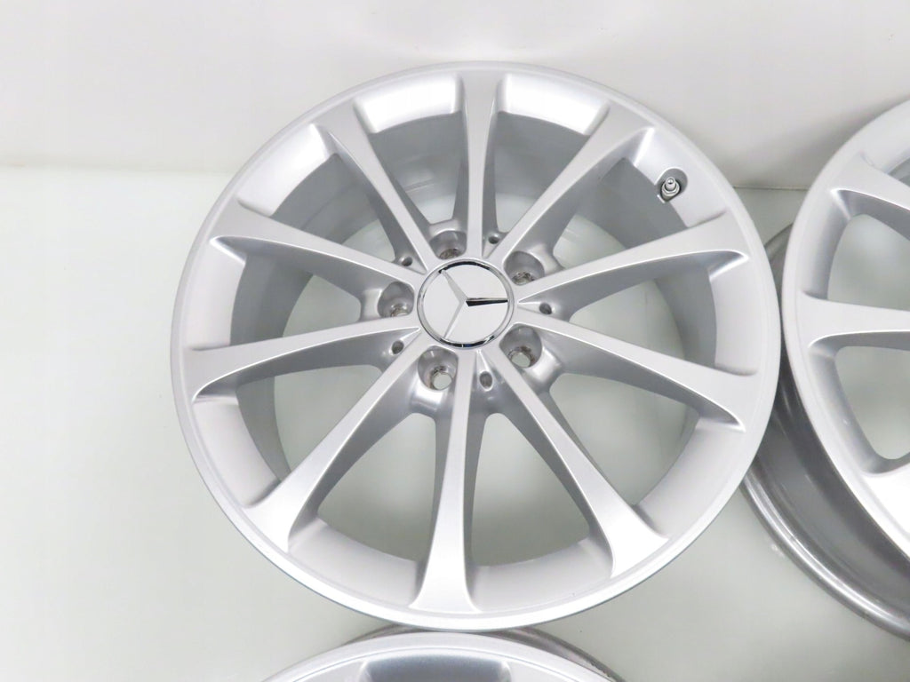 4x Alufelge 17 Zoll 6.5" 5x112 44ET Glanz Silber A1774010300 Mercedes-Benz W177 FEL1123880990vx