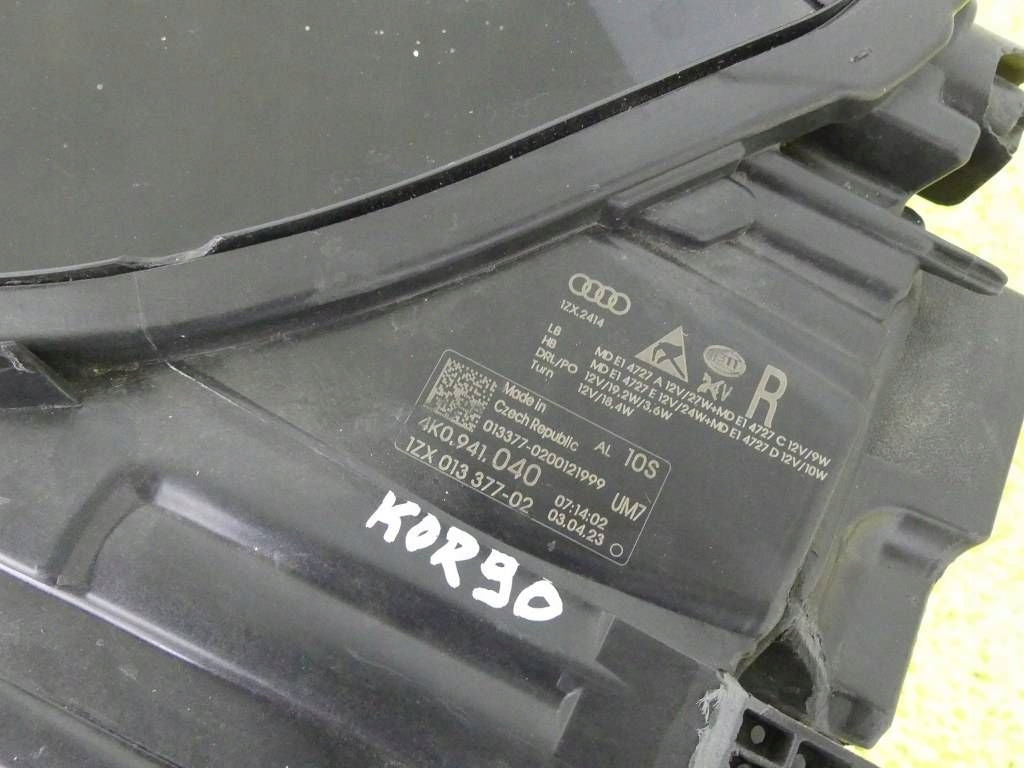 Frontscheinwerfer Audi A6 C8 4K0941040 LED Rechts Scheinwerfer Headlight