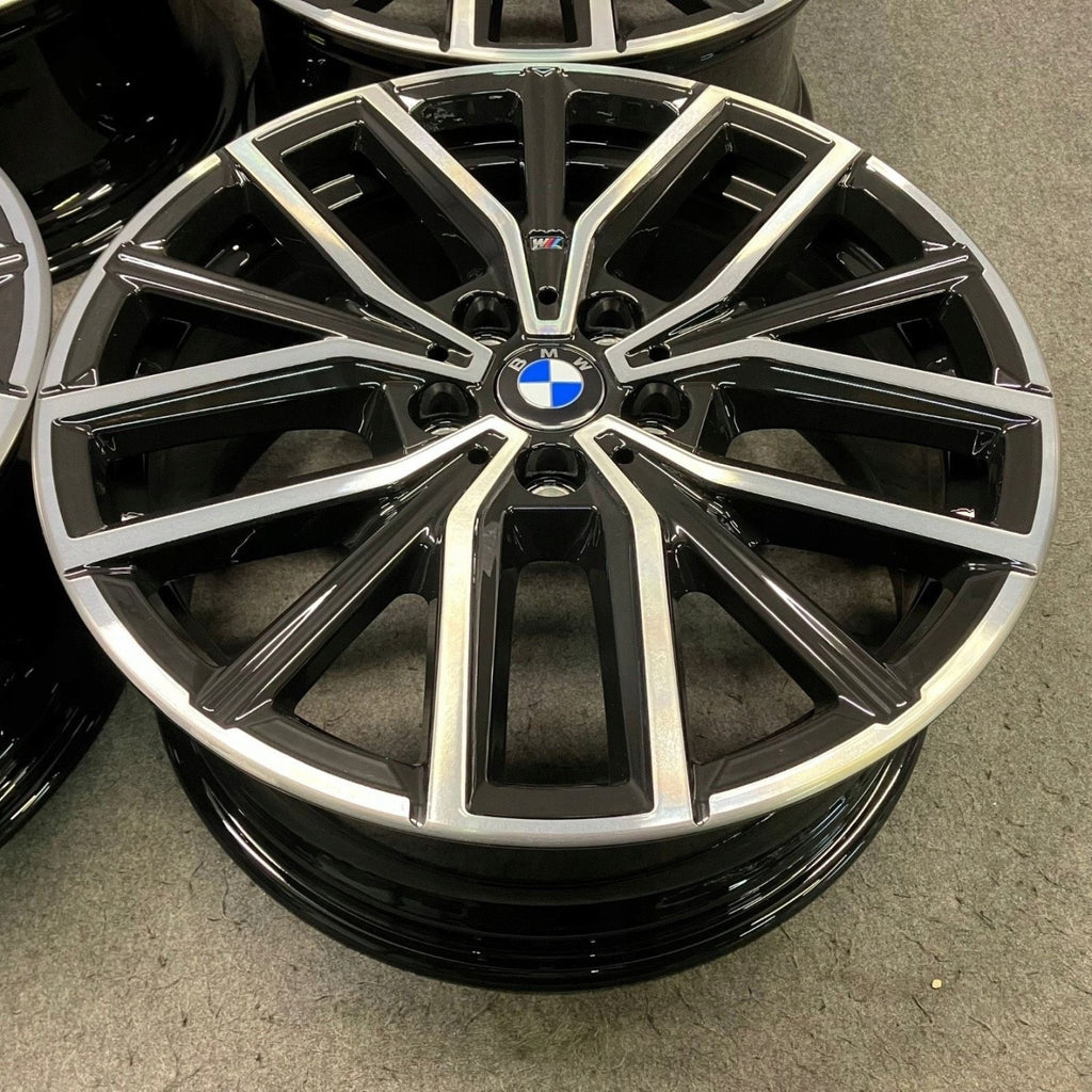 4x Alufelge 18 Zoll 7.5" 5x112 50ET Glanz Schwarz 6891179 BMW Active Tourer Mg FEL9927441267qw