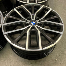 Laden Sie das Bild in den Galerie-Viewer, 4x Alufelge 18 Zoll 7.5" 5x112 50ET Glanz Schwarz 6891179 BMW Active Tourer Mg FEL9927441267qw