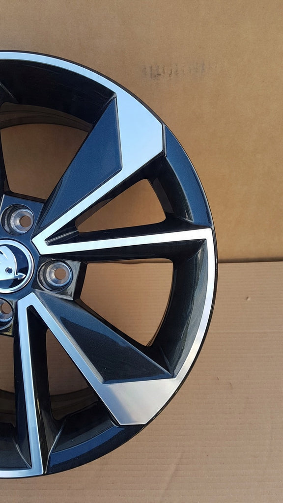 1x Alufelge 16 Zoll 6.0" 4x100 43ET 1ST601025J Skoda Citigo Rim Wheel