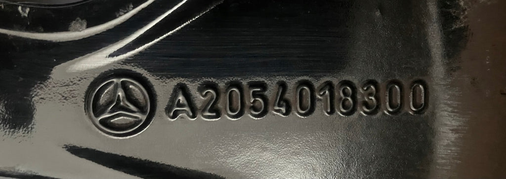 1x Alufelge 18 Zoll 8.5" 5x112 56ET Glanz Schwarz A2054018300 Mercedes-Benz W205 FEL9171634063wx