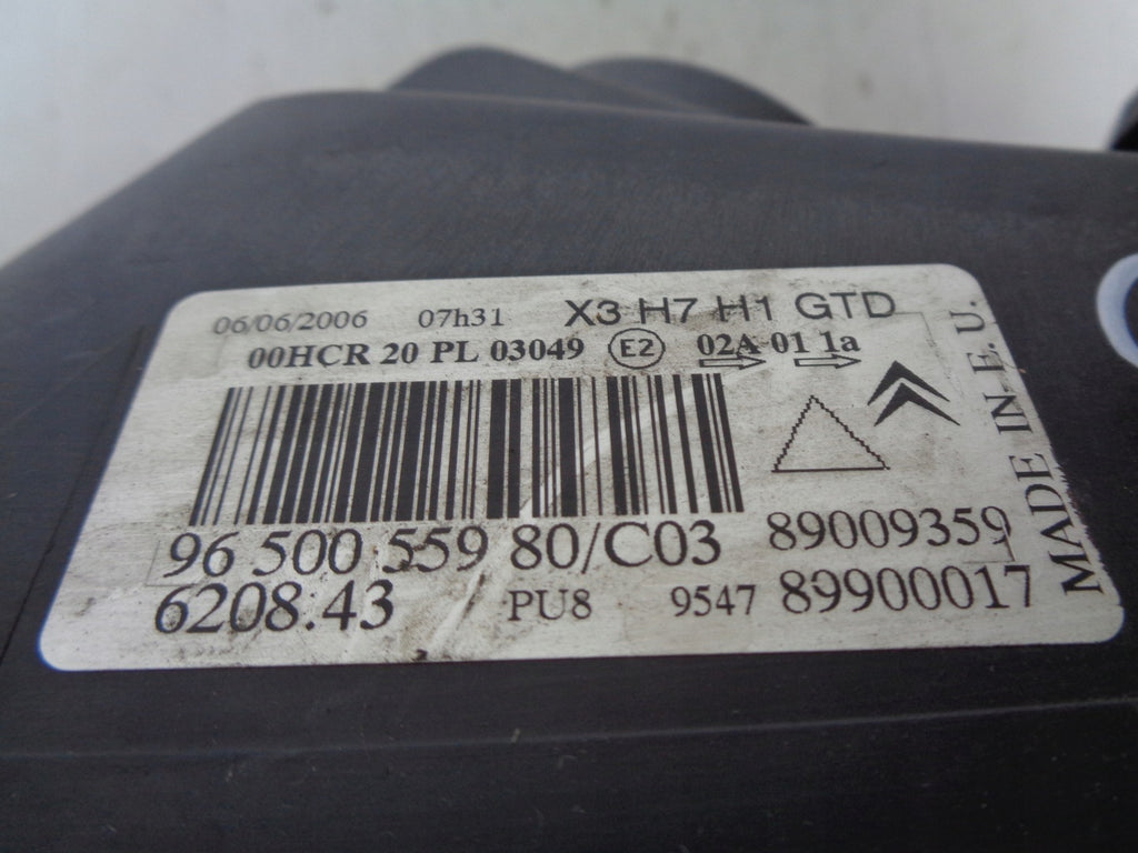 Frontscheinwerfer Citroën C5 9650055980 Links Scheinwerfer Headlight