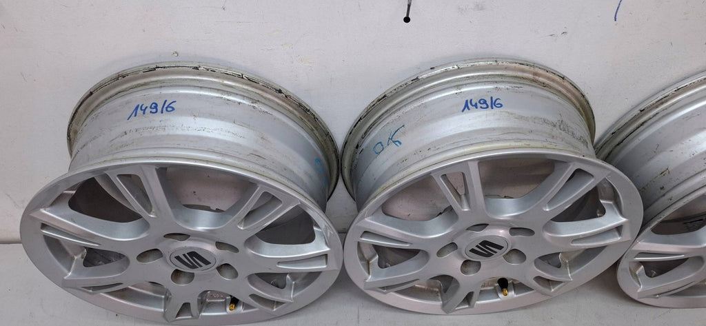 4x Alufelge 15 Zoll 6.0" 5x112 SE016015 Seat Ibiza IV I Rim Wheel FEL3345837242qb