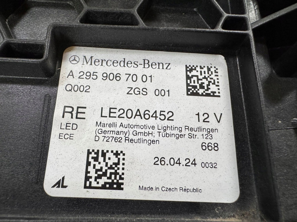 Frontscheinwerfer Mercedes-Benz Eqe A2959067001 Rechts Scheinwerfer Headlight SCH6286100668oe