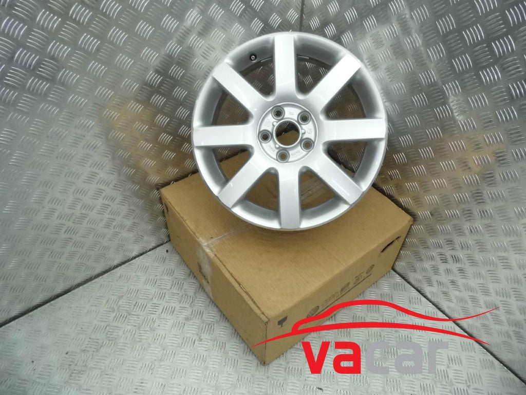 1x Alufelge 17 Zoll 6.0" 5x112 48ET Matt Silber 1K0601025 VW Golf V Rim Wheel