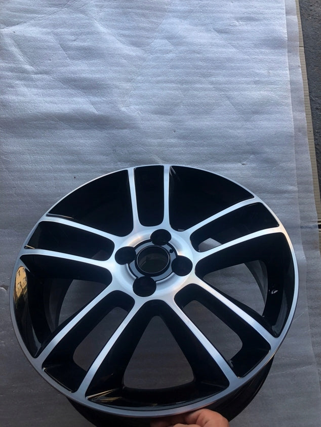 1x Alufelge 17 Zoll 7.0" 4x100 OPO354A Opel Corsa D Rim Wheel