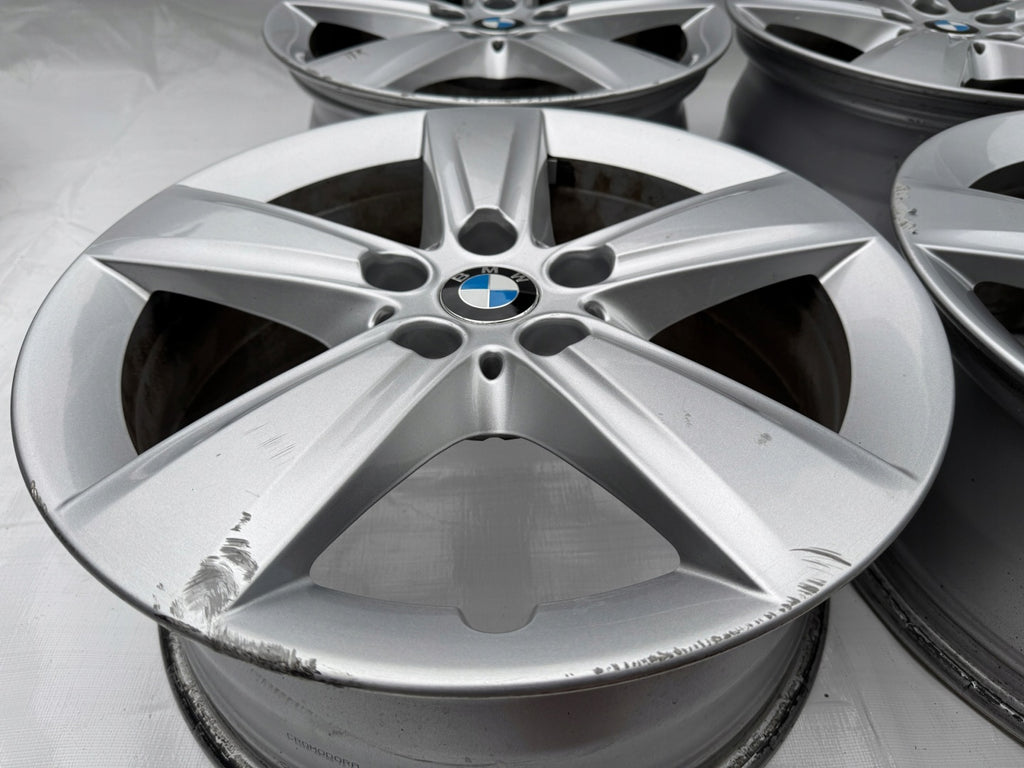 4x Alufelge 17 Zoll 7.5" 5x112 54ET Glanz Silber BMW6855087 BMW Rim Wheel FEL1764327056tv