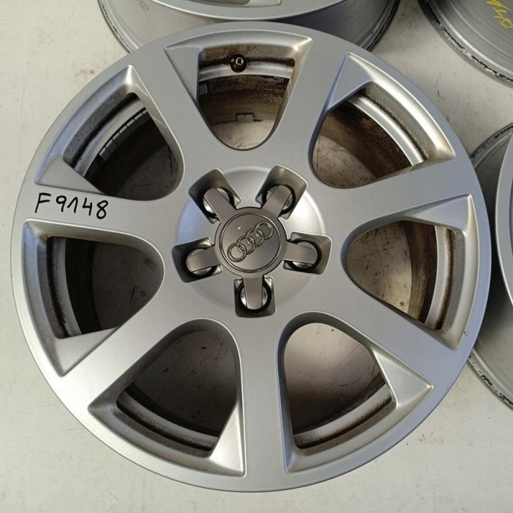 4x Alufelge 17 Zoll 7.0" 5x112 37ET Glanz Silber 8R0601025E Audi Q5 Rim Wheel FEL9086977629ga