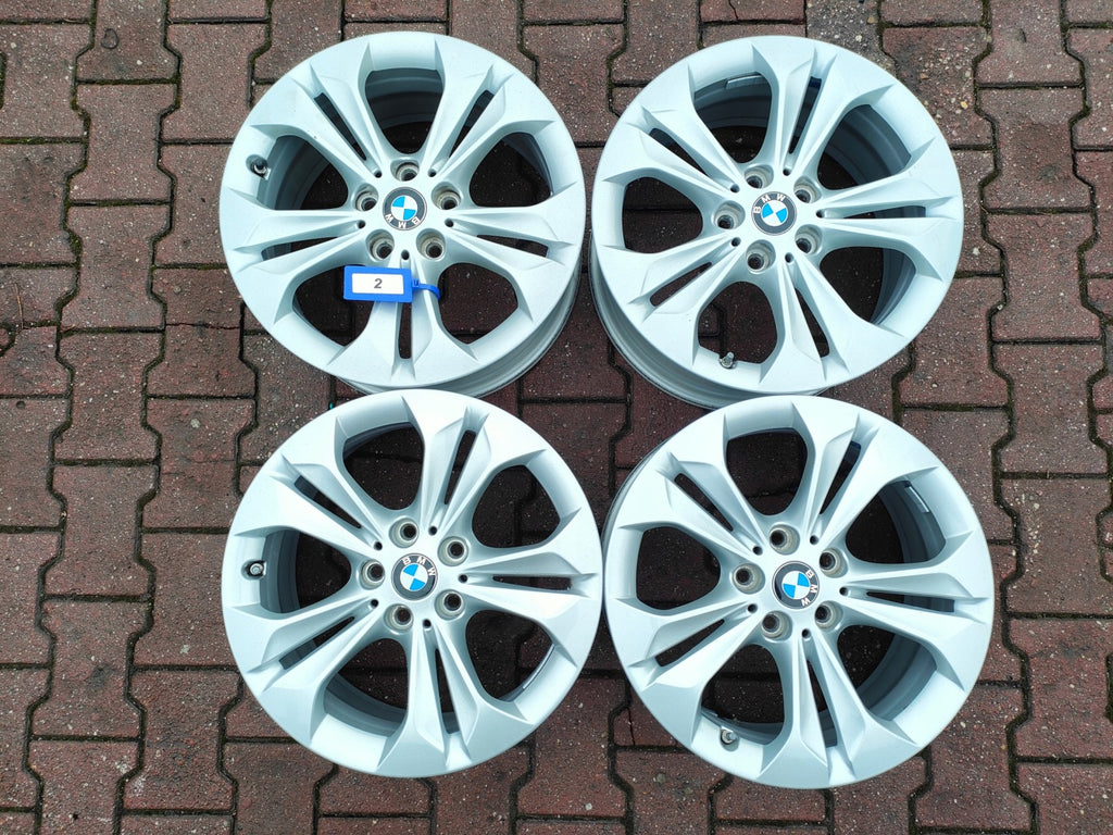 4x Alufelge 17 Zoll 7.5" 5x120 52ET Glanz Silber 6856065 BMW F39 X1 F48 FEL8635656126yh