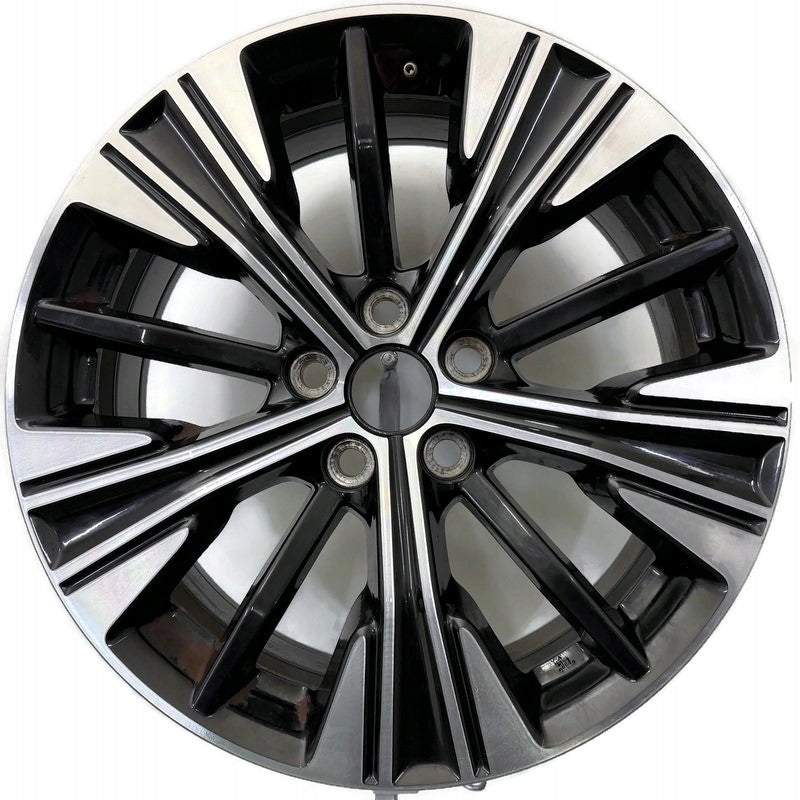1x Alufelge 18 Zoll 7.0" 5x114.3 38ET Glanz Schwarz Mitsubishi Eclipse Cross I FEL2642604293ti