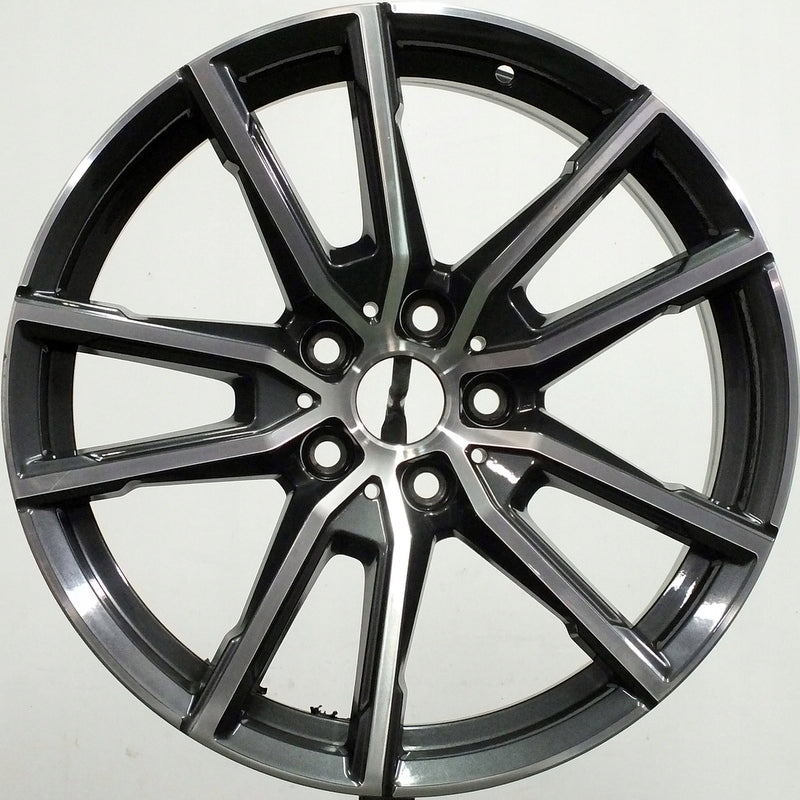 1x Alufelge 18 Zoll 8.5" 5x112 40ET Glanz Graphit 6897082 BMW 1 Mg Rim Wheel FEL8403301584zw