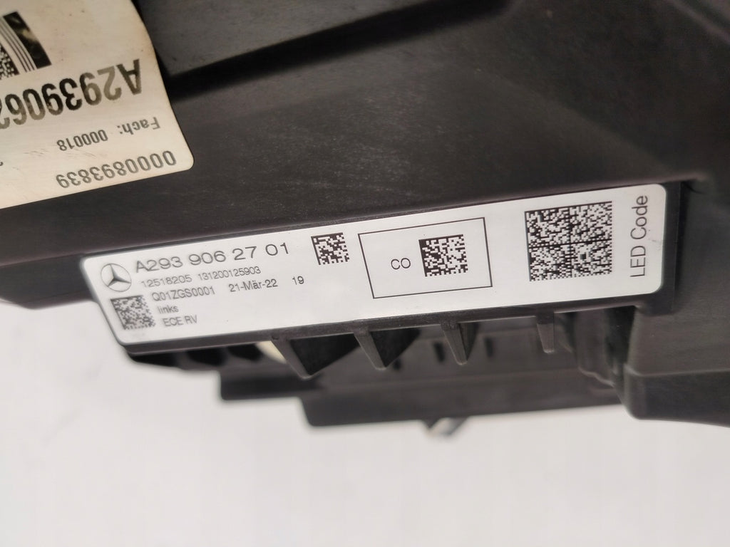Frontscheinwerfer Mercedes-Benz Eqc A2939062701 Full LED Links Headlight SCH3184316841ho