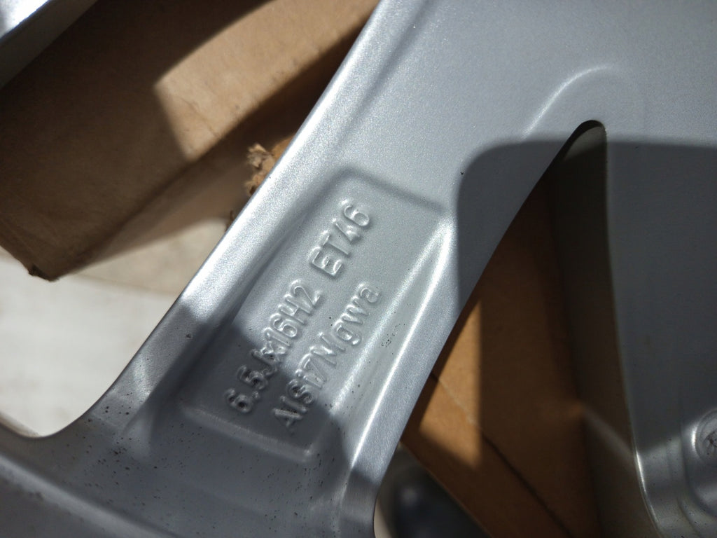 1x Alufelge 16 Zoll 6.5" 5x112 46ET Silber 5E0601025BJ Skoda I Rim Wheel FEL3323840854dw